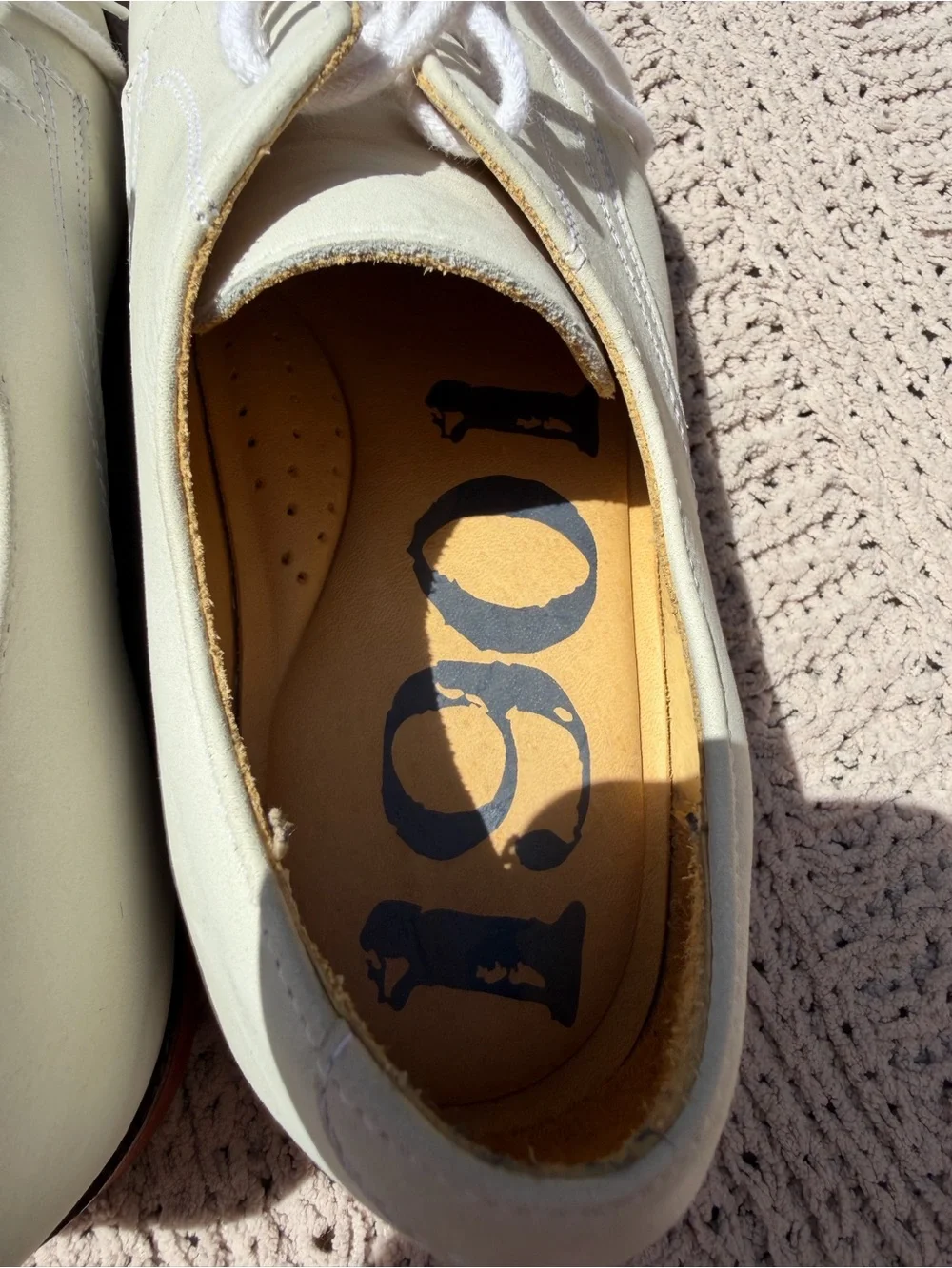 Nordstrom 1901 Men's Casual Derby Shoes in Off-White